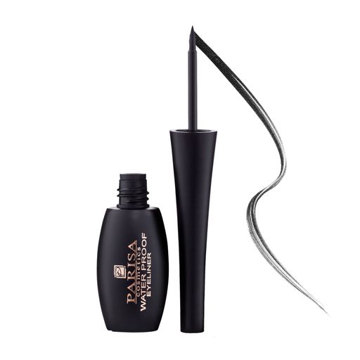 Жидкая подводка для глаз Parisa Cosmetics Waterproof Eyeliner EL-201 водостойкая, черная, 6 мл