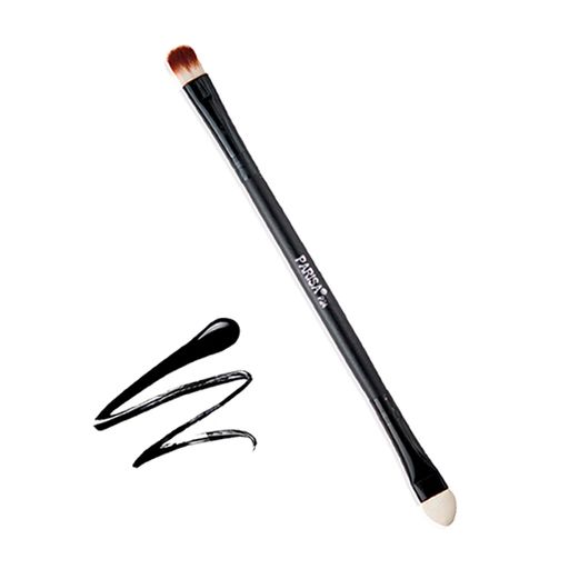 Двусторонняя кисть для нанесения и растушевки теней Parisa Cosmetics P-24