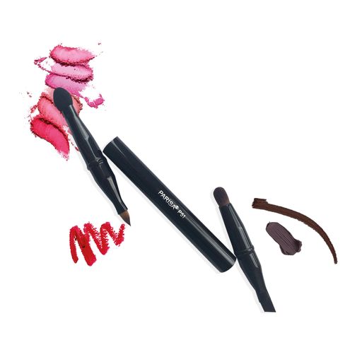 Кисть-трансформер для глаз, бровей и губ Parisa Cosmetics 4 в 1 P-51