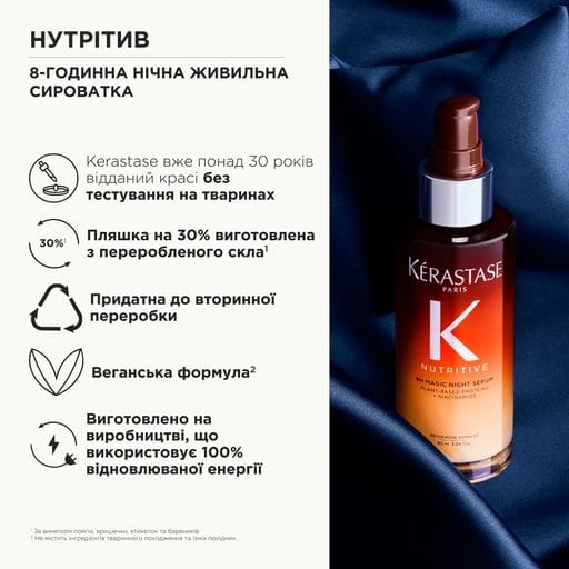 Kerastase Nutritive 8H Magic Night Serum Нічна живильна сироватка