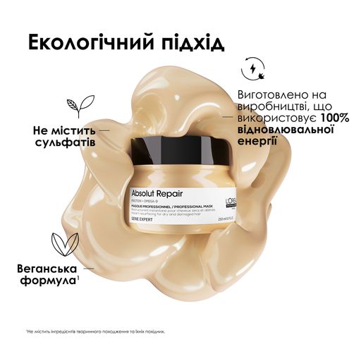 Маска L'Oreal Professionnel Serie Expert Absolut Repair Mask для восстановления поврежденных волос, 250 мл