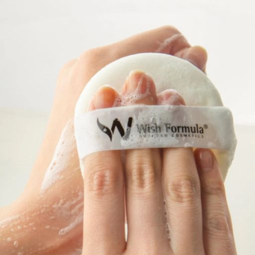 Спонж-пилинг для лица Wish Formula C200 Bubble Peeling Pad, глубоко очищающий с витамином С, 1 шт