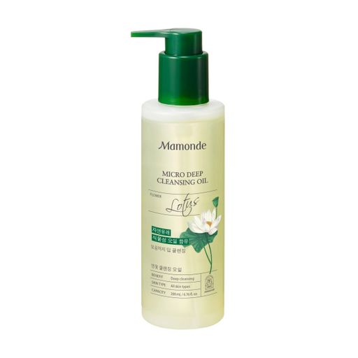 Очищающая масло для лица Mamonde Micro Deep Cleansing Oil глубокое очищение, 200 мл