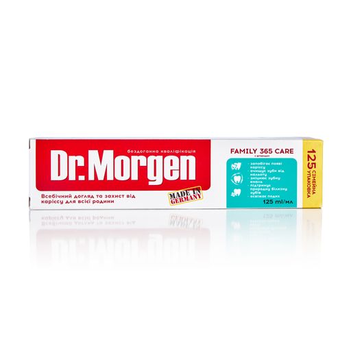 Зубна паста Dr.Morgen Family 365 Care, 125 мл