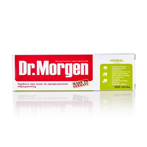 Зубна паста Dr.Morgen Herbal, 100 мл