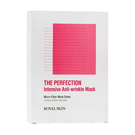 Интенсивно-омоложивающая маска из микрофибры Royal Skin The Perfection Intensive Anti-Wrinkle Mask, 5*28 г