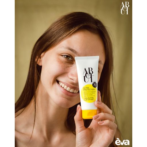 Крем против загара для фоточувствительных участков кожи для лица и тела About Sun Ultra Protection SPF 70, 75 мл