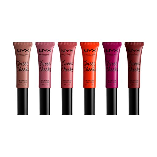 Кремовые румяна для лица NYX Professional Makeup Sweet Cheeks 01 Nude Tude, 12 мл