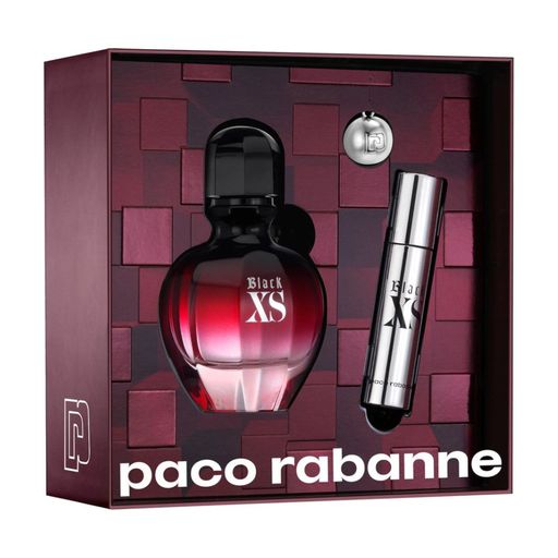 Парфюмированный набор женский Rabanne Black XS for Her (парфюмированная вода, 50 мл + парфюмированная вода, 10 мл)