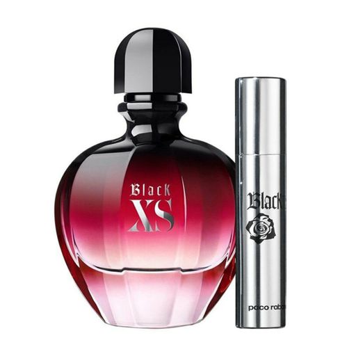 Парфюмированный набор женский Rabanne Black XS for Her (парфюмированная вода, 50 мл + парфюмированная вода, 10 мл)