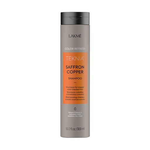 Шампунь Lakme Teknia Color Refresh Saffron Copper Shampoo для окрашенных волос медных оттенков, 300 мл