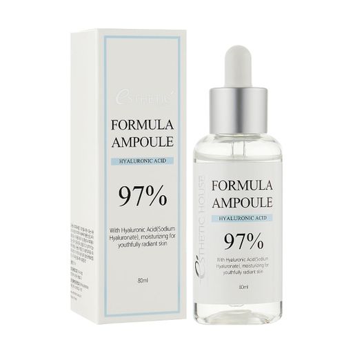 Зволожувальна сироватка для обличчя Esthetic House Formula Ampoule Hyaluronic Acid 97%  з гіалуроновою кислотою, 80 мл