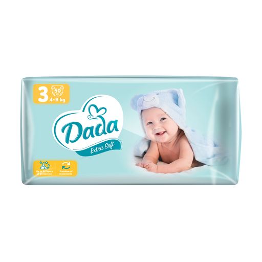 Подгузники Dada Premium Extra Soft размер 3, 4-9 кг, 54 шт