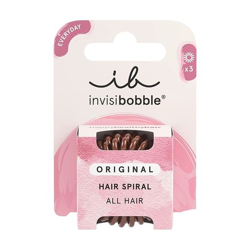 Резинка-браслет для волос Invisibobble Original Pretzel Brown, 3 шт