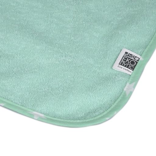 Многоразовая непромокаемая пеленка Еко Пупс Eco Cotton двусторонняя, звезды, 50*70 см