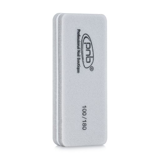 Мини-баф для ногтей PNB 100/180 Grey, прямоугольный