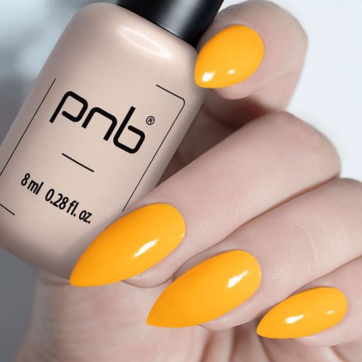 Уценка! Гель-лак для ногтей PNB Gel Polish UV/LED 253 Tangerine Splash, 8 мл