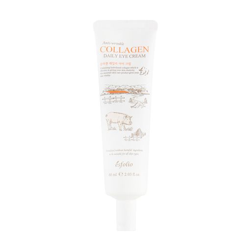 Крем для кожи вокруг глаз Esfolio Collagen Daily Eye Cream с коллагеном, для ежедневного ухода, 60 мл