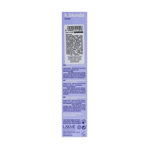 Тонер для світлого волосся Lakme K.Blonde Toner, 60 мл