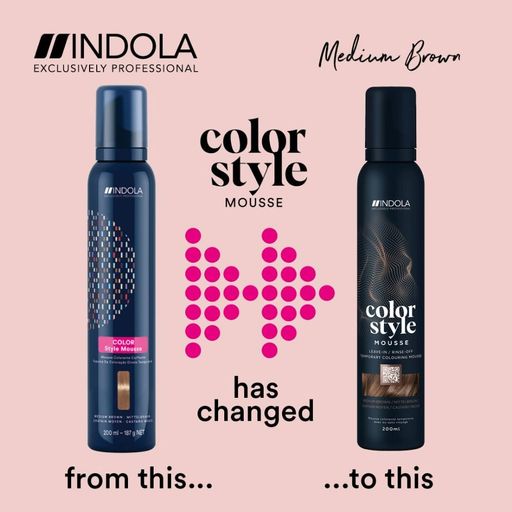 Уценка! Оттеночный мусс для укладки волос Indola Color Style Red, 200 мл
