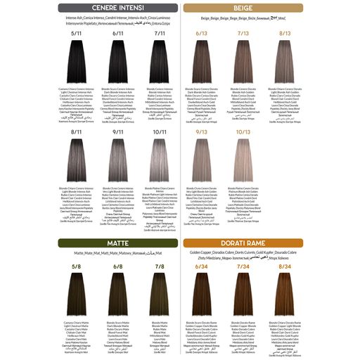 Перманентна крем-фарба для волосся Inebrya Color 6/8 Dark Blonde Matte, 100 мл