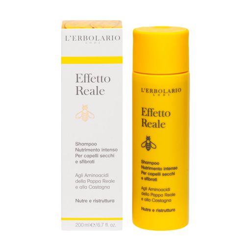 Шампунь L'Erbolario Effetto Reale Shampoo Інтенсивне живлення, для сухого та пошкодженого волосся, 200 мл