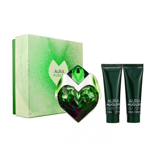 Парфумований набір жіночий Thierry Mugler Aura (парфумована вода, 30 мл + лосьйон для тіла, 50 мл + гель для душу, 50 мл)