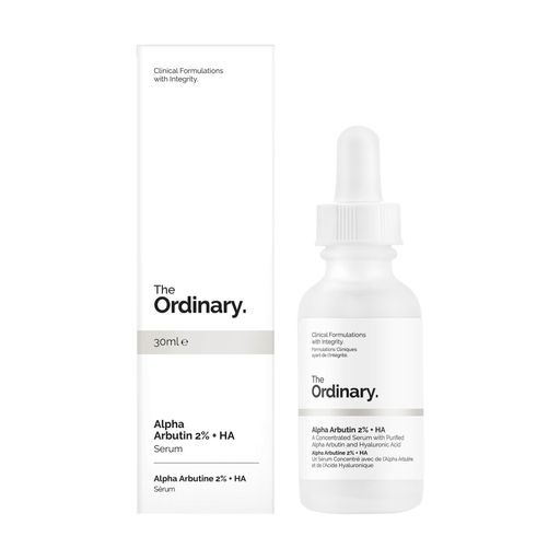 Сироватка з Альфа Арбутином та гіалуроновою кислотою The Ordinary Alpha Arbutin 2% + HA, 30 мл