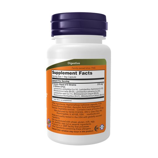 Пробиотик NOW foods Gr8-Dophilus для поддержания здоровья желудочно-кишечного тракта, 60 капсул