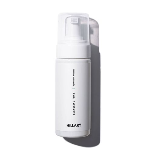 Очищающая пенка для лица Hillary Cleansing Foam Squalane + Avocado Oil для сухой и чувствительной кожи, 150 мл