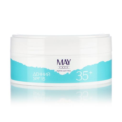 Дневной крем-уход для лица MAY face SPF 15, 35+, 50 мл