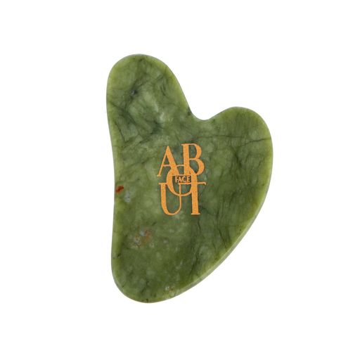 Нефритовий шкребок гуаша для масажу обличчя ABOUT face Jade Guasha Scraper