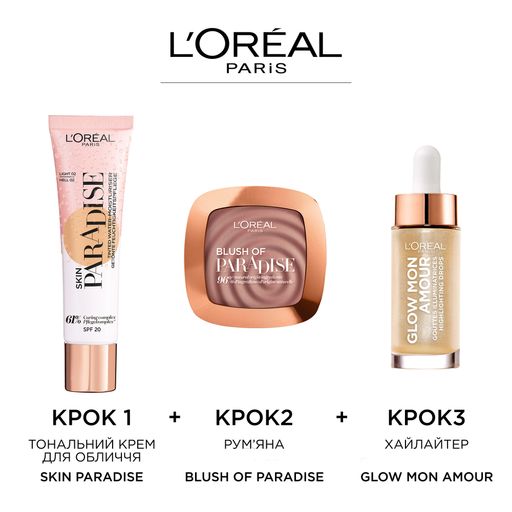 Румяна для лица L'Oreal Paris Blush of Paradise, 9 г