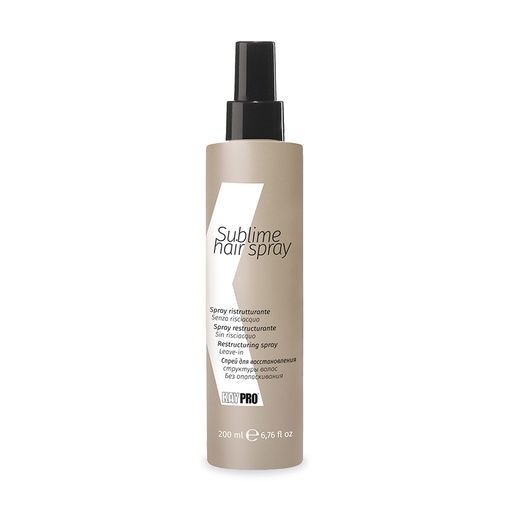 Несмываемый спрей KayPro Sublime Hair Spray для восстановления поврежденных волос, 200 мл