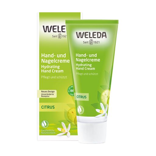 Уценка! Цитрусовый питательный крем для рук и ногтей Weleda Citrus Hand Cream, 50 мл
