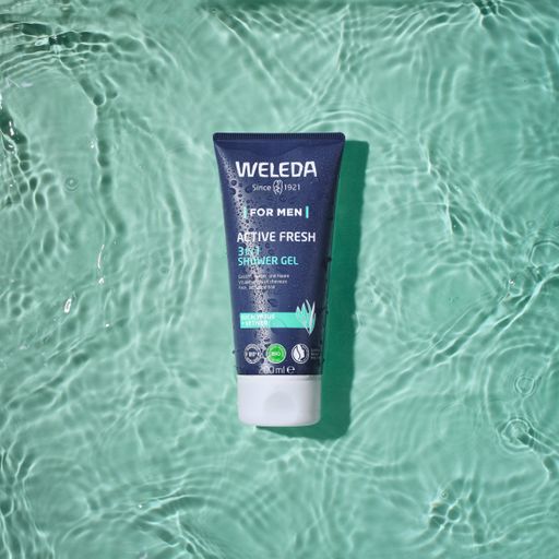 Чоловічий освіжувальний гель для душу Weleda For Men Active Shower Gel, 200 мл