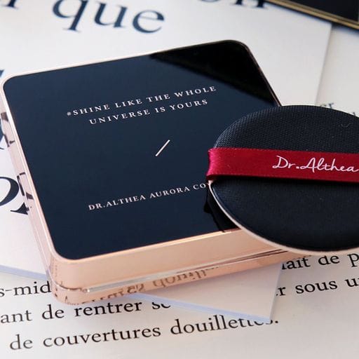 Кушон тональний Dr. Althea Aurora Cover Cushion Moisture SPF 50+ PA +++ зволожувальний, 2*15 г (зі змінним блоком)