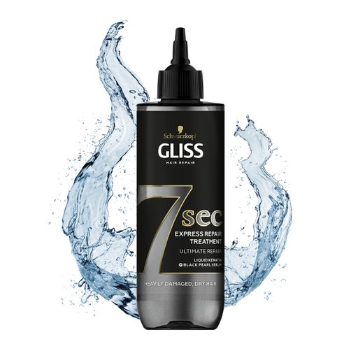Експрес-маска Gliss 7 Sec Express Repair Treatment Ultimate Repair для дуже пошкодженого та сухого волосся, 200 мл