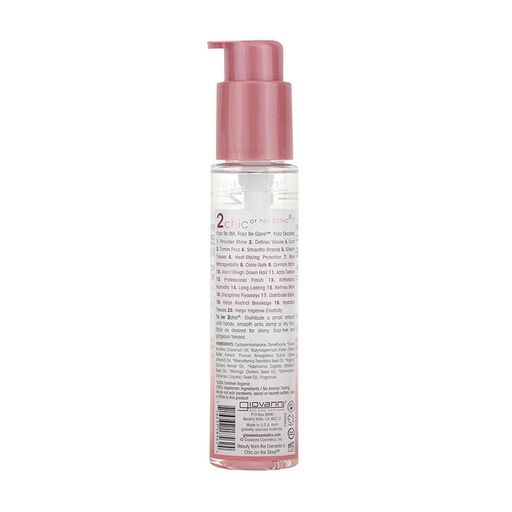 Розгладжувальна сироватка Giovanni 2chic Frizz Be Gone Anti-Frizz Polishing Serum Shea Butter + Sweet Almond Oil для неслухняного волосся, 81 мл