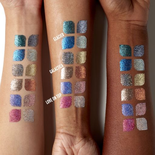 Палетка глиттеров для макияжа NYX Professional Makeup Glitter Goals Cream Quad Palette, 4 г