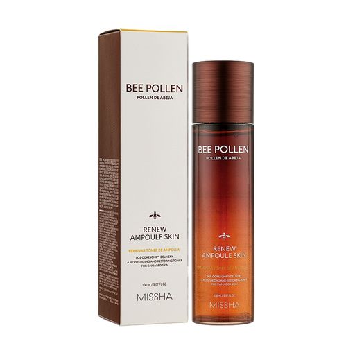 Тонер для лица Missha Bee Pollen Renew Ampoule Skin Toner на основе пчелиной пыльцы, 150 мл