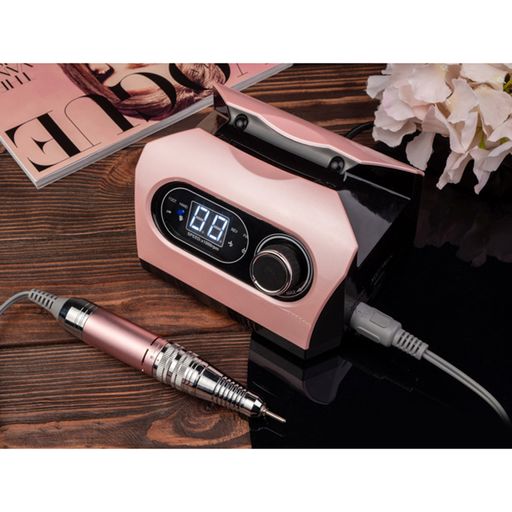 Фрезер BUCOS Nail Drill ZS-717 35000 обертів, Рожевий, 65 Вт