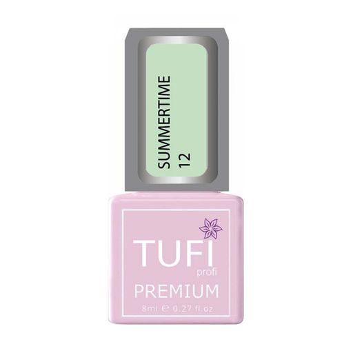 Уцінка! Гель-лак для нігтів Tufi profi Premium Summertime, 12 Зелений ясен, 8 мл