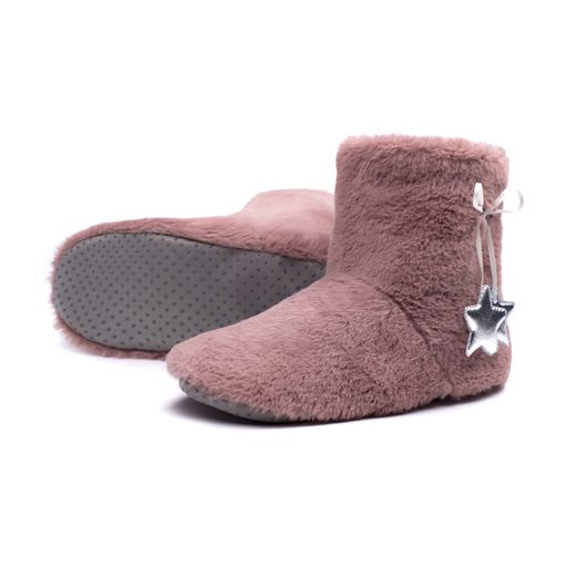Женские комнатные тапочки-сапожки Twins CЖ-Print флисовые, Purpul