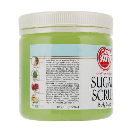 Сахарный скраб для тела и ног My Nail Sugar Scrub Лимон, 473 мл