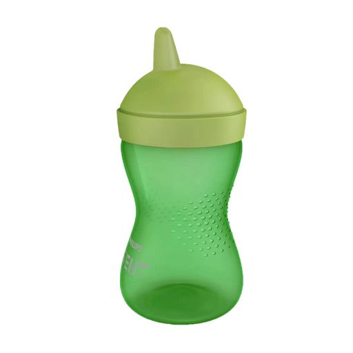 Детская чашка-непроливайка с жестким носиком PHILIPS AVENT от 1.5 года, зеленая, 300 мл (SCF804/03)