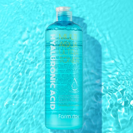 Тонер для лица FarmStay Hyaluronic Acid Multi Aqua Ultra Toner с гиалуроновой кислотой, 500 мл