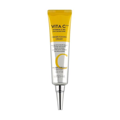 Тонізувальний крем для обличчя Missha Vita C Plus Eraser Toning Cream, 30 мл