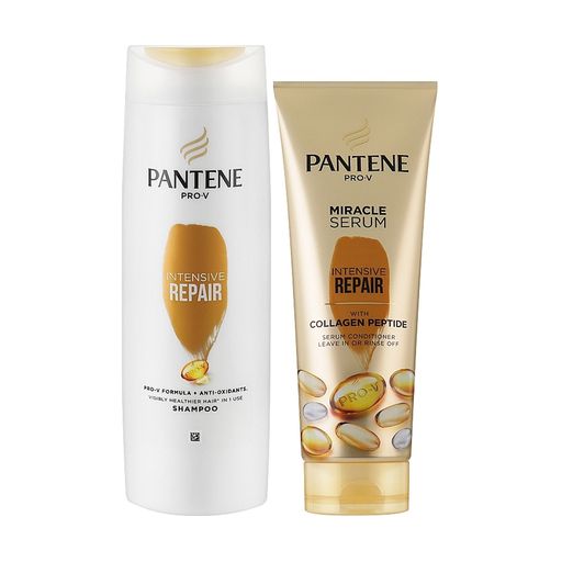 Уценка! Подарочный набор для волос Pantene Pro-V Me Time (шампунь, 400 мл + кондиционер-сыворотка, 200 мл)