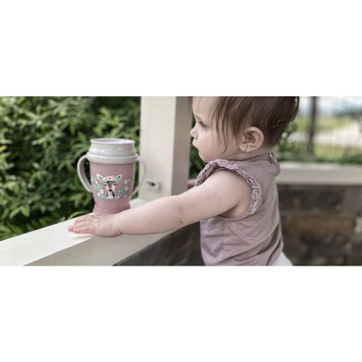 Дитяча кружка-поїльник LOVI 360 Drink Master Wild Soul Girl з ручками, від 9 місяців, рожева, 250 мл (1/604new)